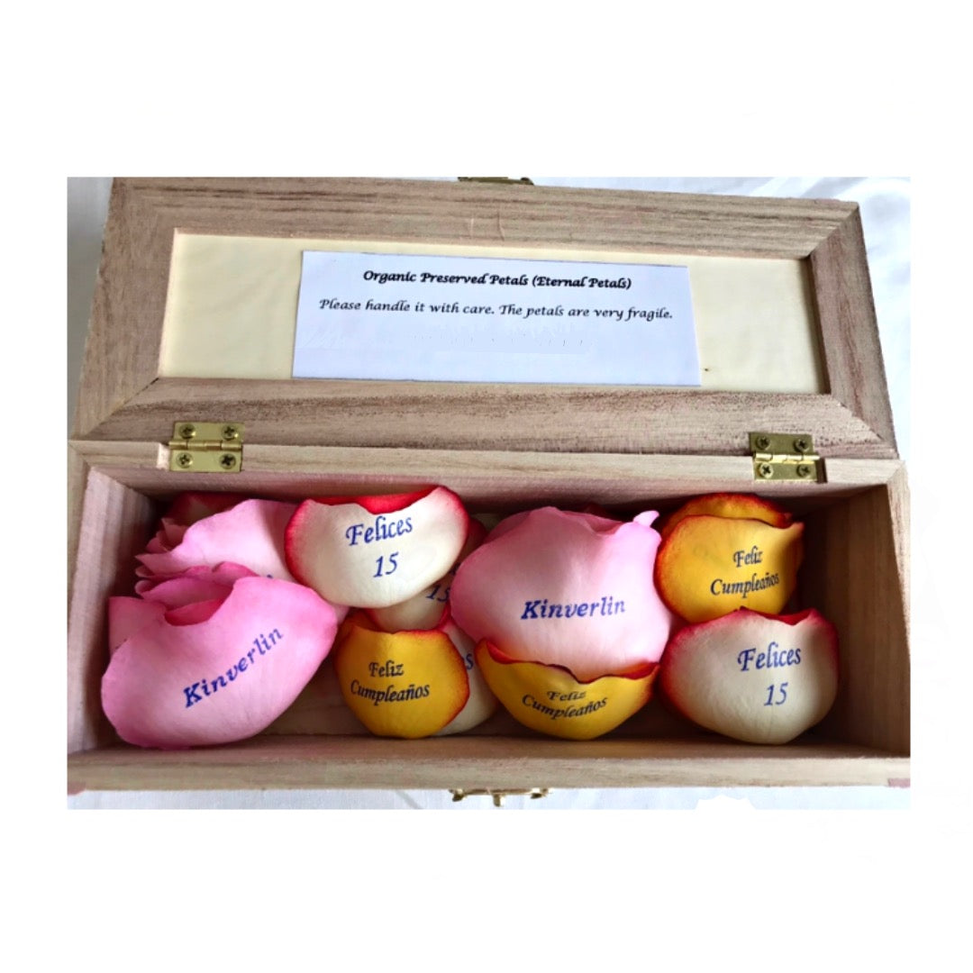 Preserved Rose Petal Gift Box