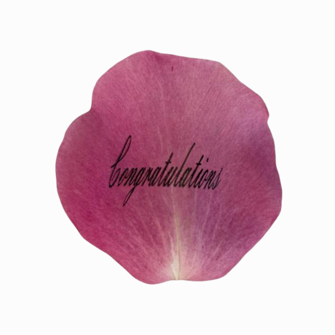 I Miss You Preserved Rose Petal